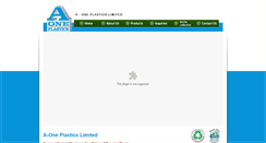 Desktop Screenshot of a-oneplastics.com