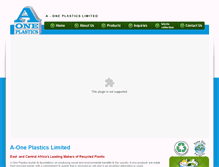 Tablet Screenshot of a-oneplastics.com